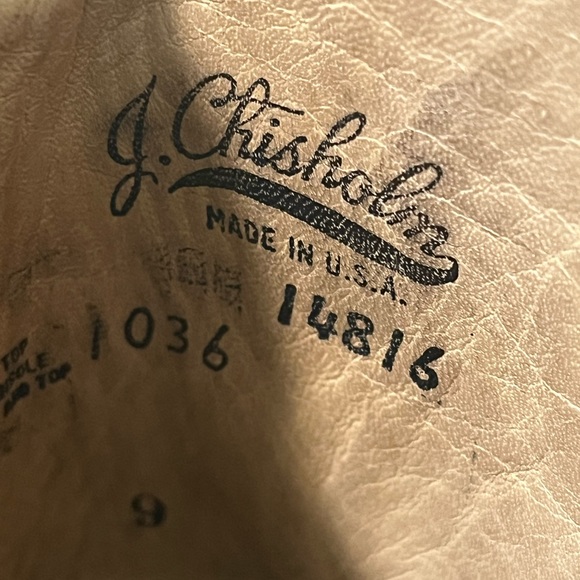 Men’s J. Chisholm Black Western Cowboy Boots Size 10.5B - Picture 6 of 8